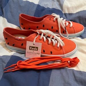 Brand New Keds X Sunny Life Watermelon Sneakers